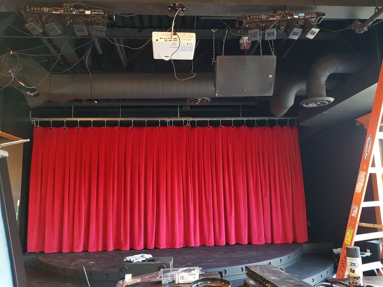 Stage Curtain Installation